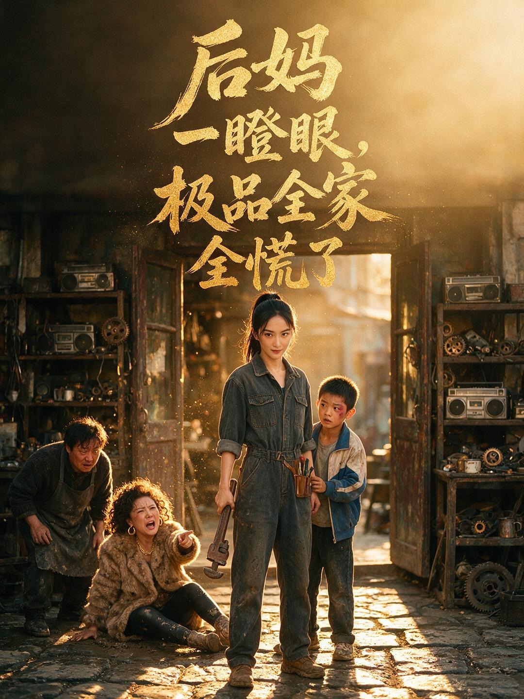 后妈一瞪眼，极品全家全慌了