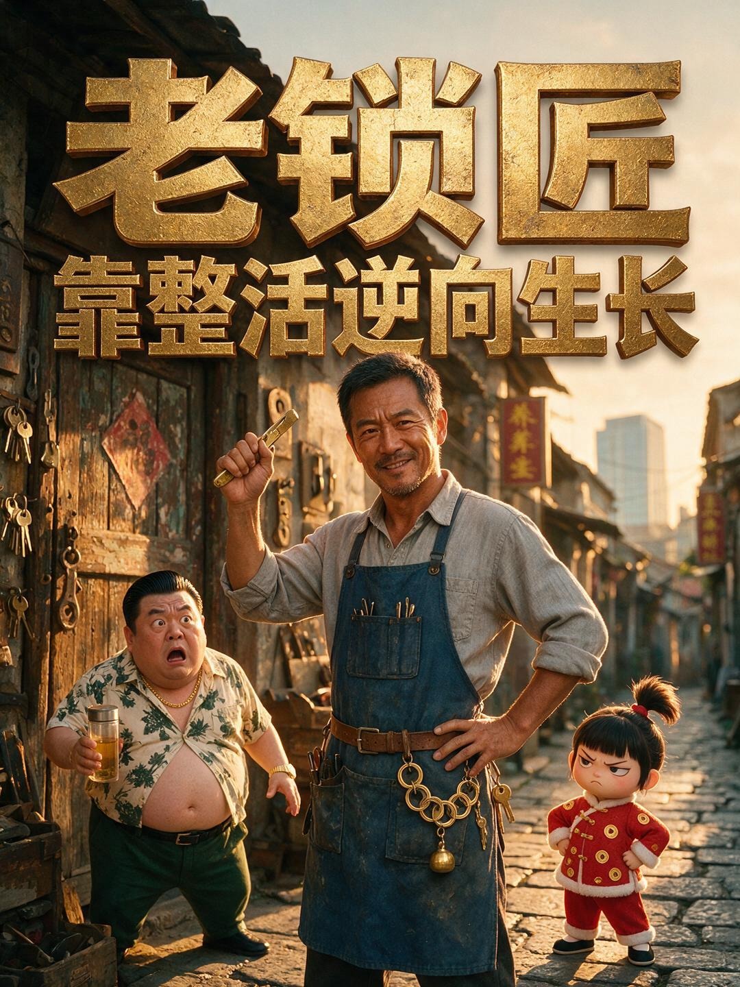 老锁匠靠整活逆向生长